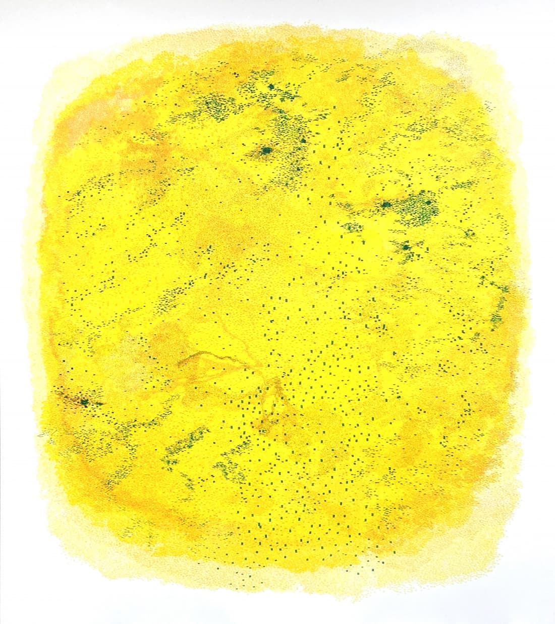 전미현_점면, 142x160cm, 종이위에 피그먼트, 2019