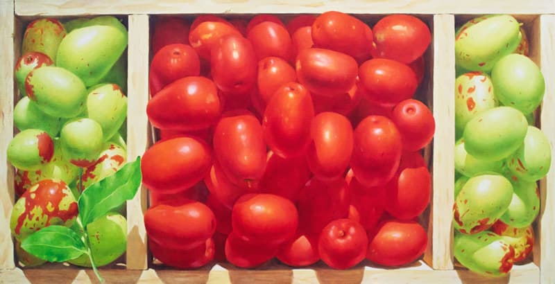 향기가득, 100X50cm, oil on canvas, 2015