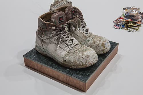 이정형, 현장 콜렉션(detail), 2016, 현장에서 수집된 오브제, Variable dimensions