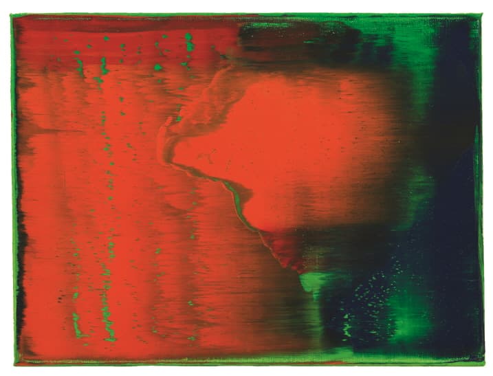 게르하르트 리히터, 녹색 - 청색 - 적색 789-76, 1993, 캔버스에 유채, 30x40cm