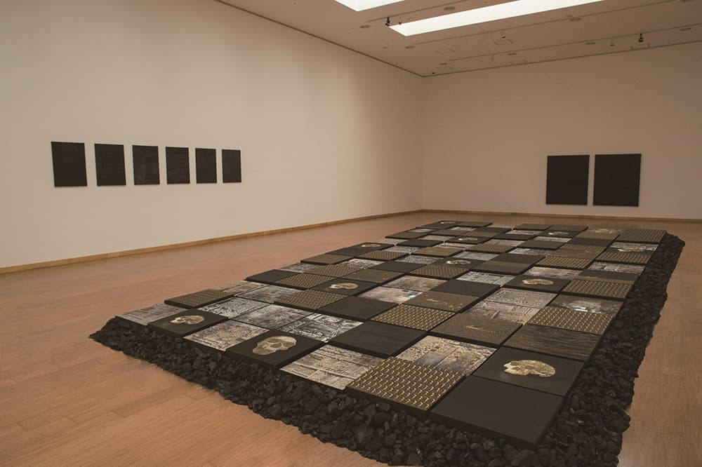 이매리, 지층의 시간 2020, 2020, 혼합재료, 350x650cm