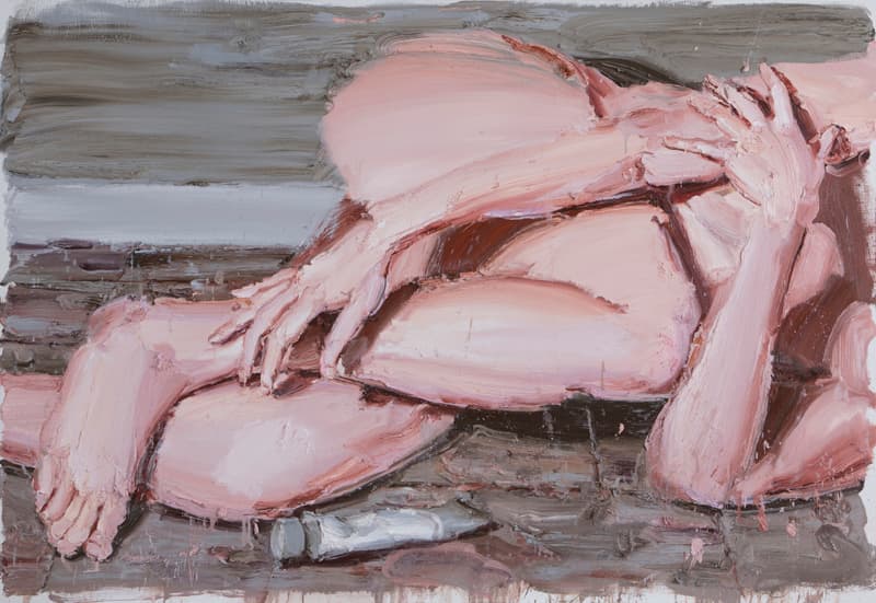 김찬송, 흔적 traces, 유화, 캔버스, 112.1×162.2cm, 2020