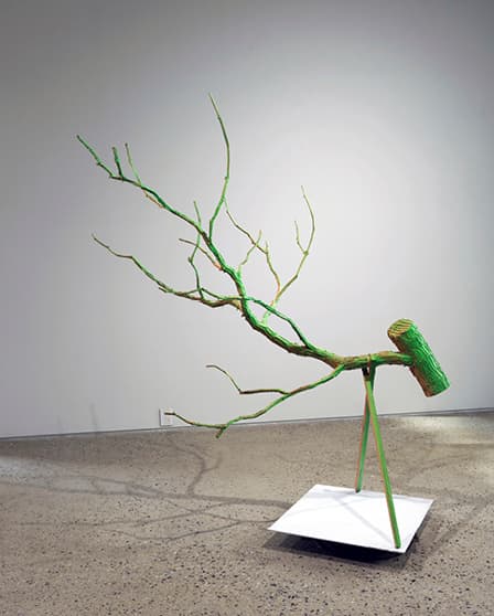 임광혁, Extrude Structure #6, 철, 에폭시, 팬톤페인트, 200x80x200(h)cm, 2017