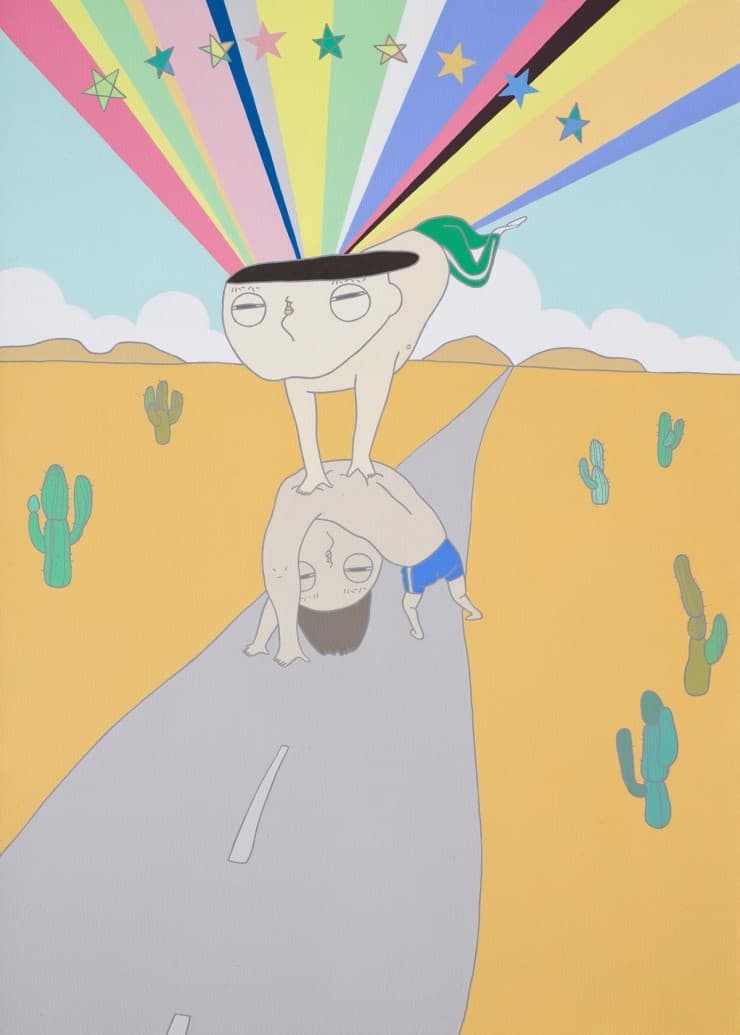 양은혜, 나를귀찮게하는것들, 90.9X72.7cm, acrylic on canvas, 2010