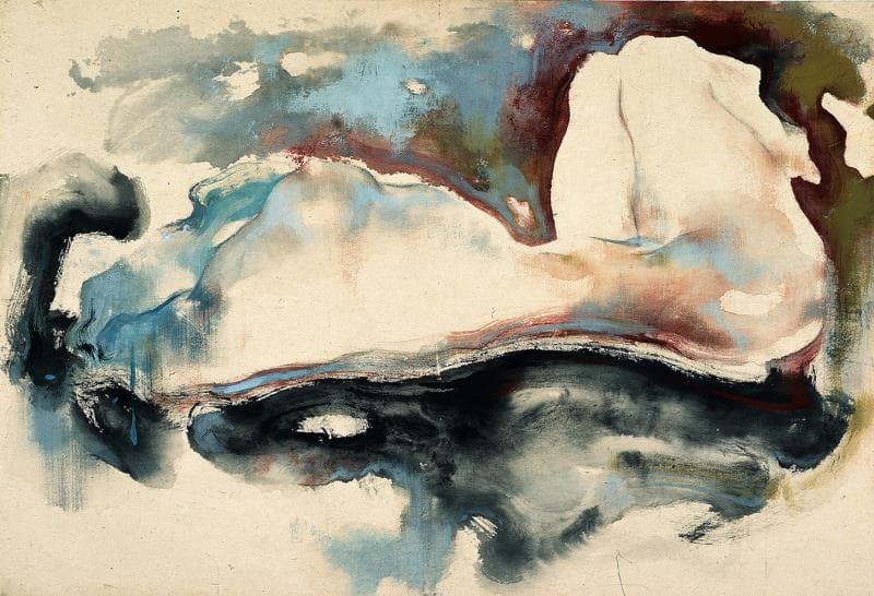 전수경, Fragile_한지에 먹 채색_52x76cm_2003