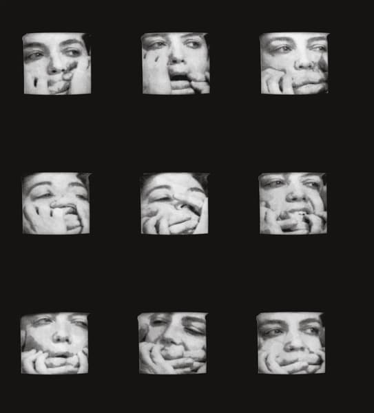 Mona Hatoum, <너무 하고 싶은 말>, 1983, 단채널 비디오, 흑백, 사운드, 4분 41초, Courtesy of Mona Hatoum and LUX, London © Mona Hatoum. Courtesy the artist