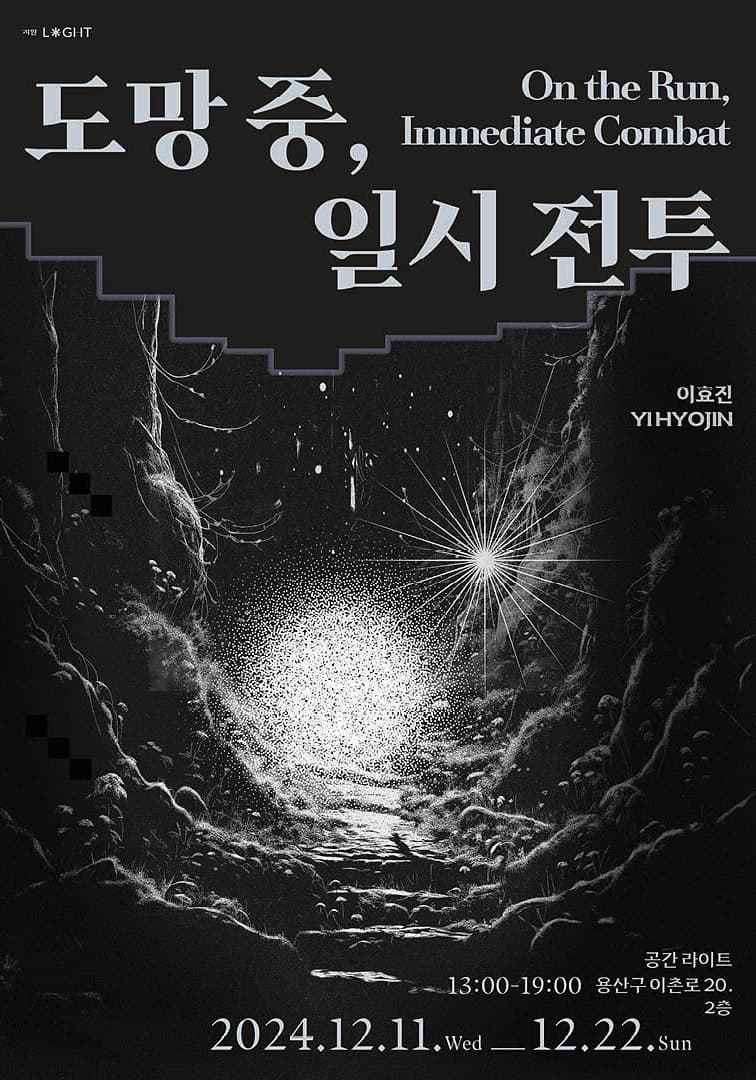이효진 개인전: 도망 중, 일시 전투 1