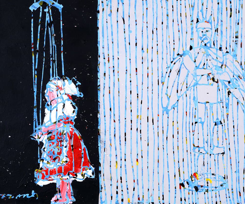 설휘, Another line, 72.7x60.6cm, Acrylic on canvas, 2020