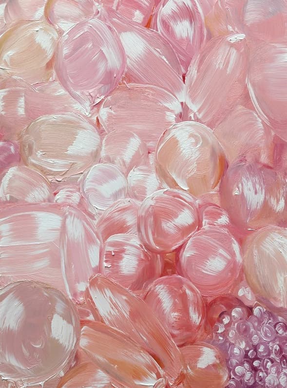 Kim Jin, Nature Morte-Dead Nature #17, 130x97cm, Oil on canvas, 2017