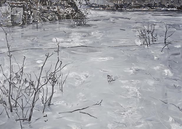 장재민, White block_oil on canvas_162.2x130.3cm_2014