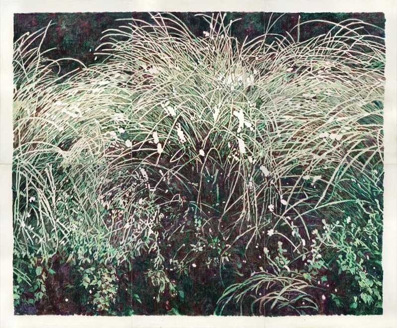 송수민, 밤의 진동, acrylic on canvas, 325×391㎝, 2020