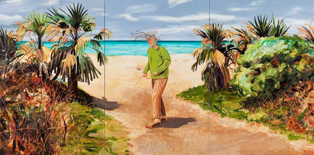 최수진_긴 바람과 깨알 모래들_oil on canvas_193.9×390.9㎝_2015