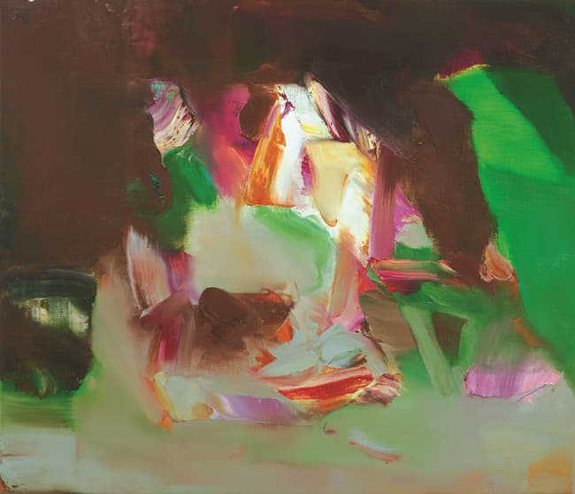 하지훈, Classical Landscape #24, 2017, oil on canvas, 46 x 53 cm