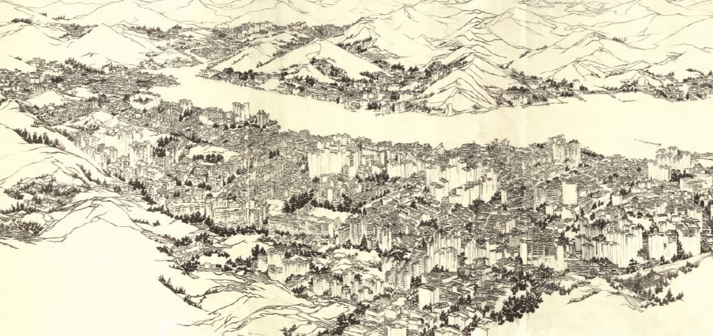 윤영경, 와유진경 臥遊眞景 – 끝없는 산과 강 그 사이에 노닐다