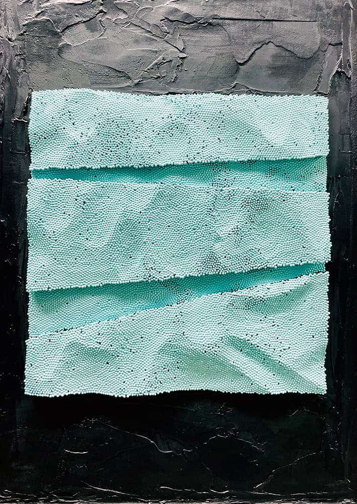 지용, Hope11000, pin on canvas, 290x410x50mm, 2020