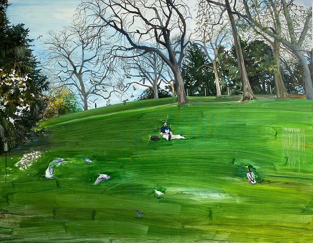 박효빈, 관조, 2020, Oil on canvas, 91x116.5cm
