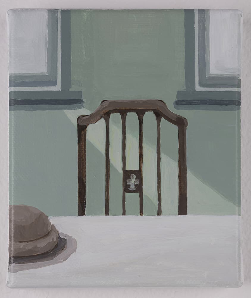 윤정선, Memorandum Painting_ London, 2019, 10x12cm, Acrylic on canvas