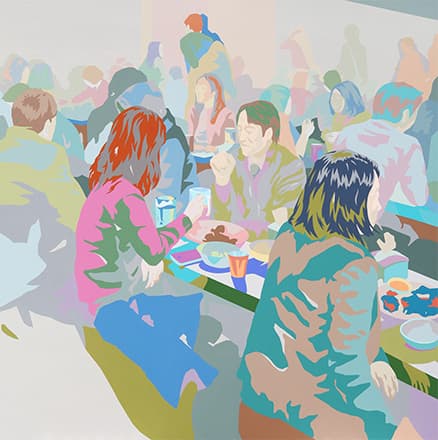 서지선, 110311, 2012, acrylic on canvas 140x140cm