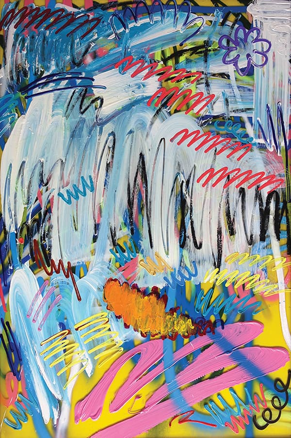 강석형, Untitled mixed media 83x122cm 2018