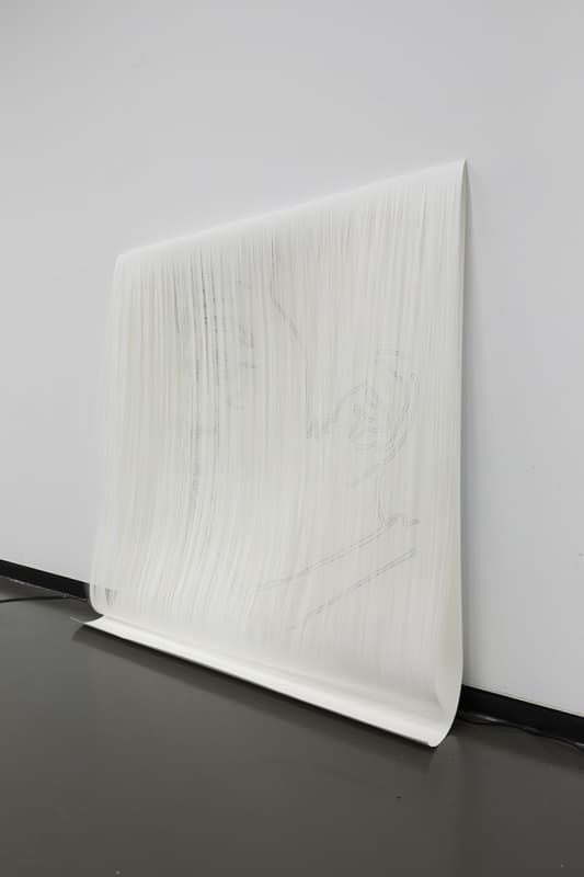 박관택, 놈, 2019, 종이에 마커, 칼로 자르기, 135x142cm