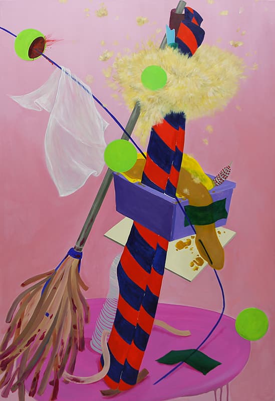 안수인, ○○씨가 쌓아올린 이야기 Acrylic on canvas, 80.5×116.5cm, 2021