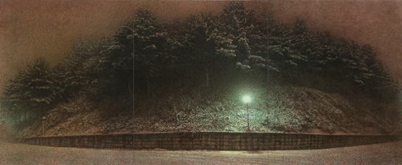이만나, 눈 성, 393x162cm, oil on canvas, 2013