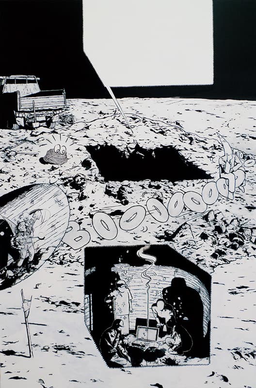 허우중, 패닉, 2013, 캔버스에 유화, 195x130cm