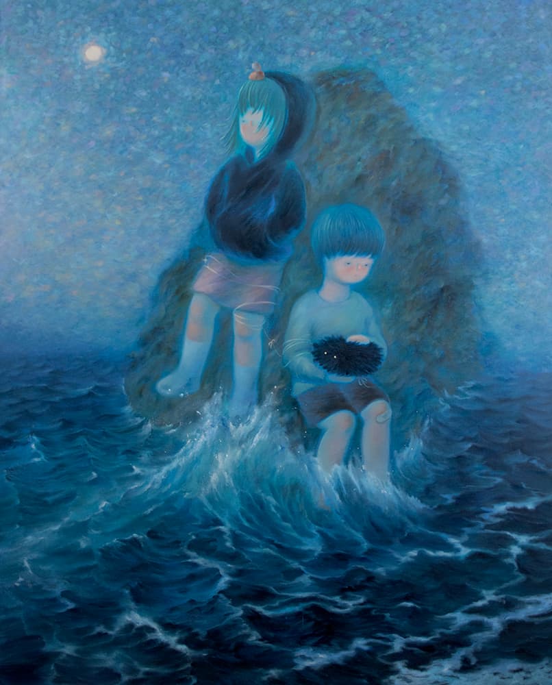 Like a sea 2023 oil on canvas 162x130cm