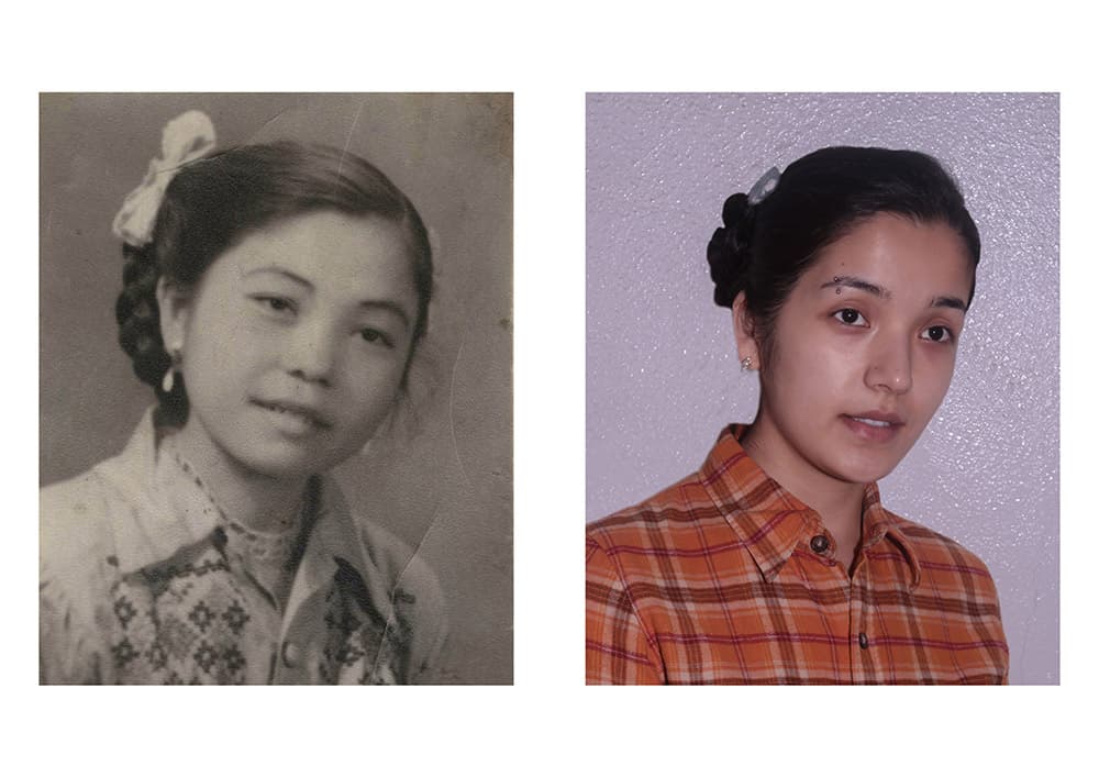 아기다 아딜 <외할머니&나> Ink jet print 21cm x 30cm 2022  ⓒArtSpace EGO, Suwon, Korea.