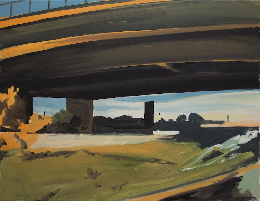 Koen van den Broek, Glowing Day, 2017, oil on canvas, 88 x 115 cm