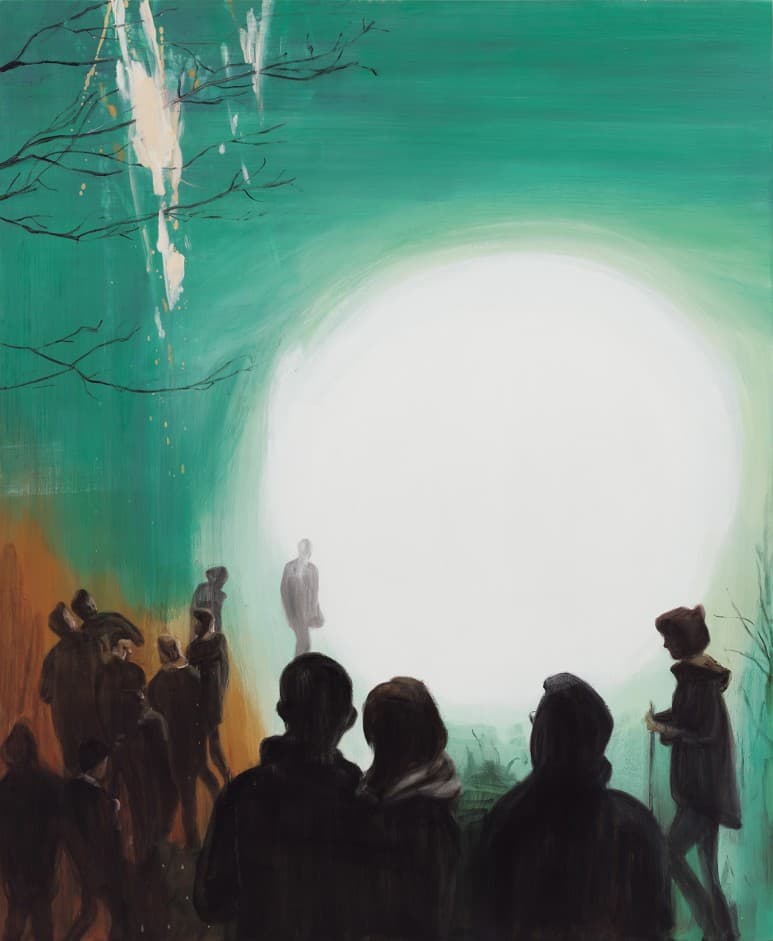 박진아_공원의 새밤05_Happy New Night05_170x140cm_oil on linen_2019