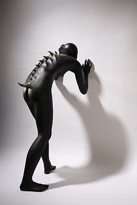 Yoojin Lee, The Flesh Denaturing, 2008, Painted resin and brass, 60 x 95 x 136(H) cm