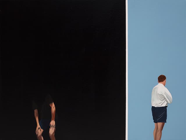 채지민, untitled2, 2015, Oil on canvas, 76.2x101.6 cm