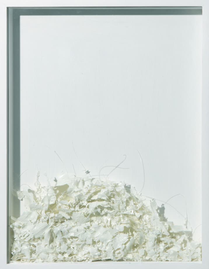 OFF 210117215138, 34.7x27.7cm, Mixed media on Fluorocarbon line 2021 (이미지제공: 갤러리에스피)