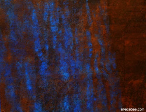 리테시아즈메리 녹슨피부(Rusted skin) / 캔버스위에 아크릴물감, 녹(Rust, Acrylic paint on canvas) / 116X90cm / 2014