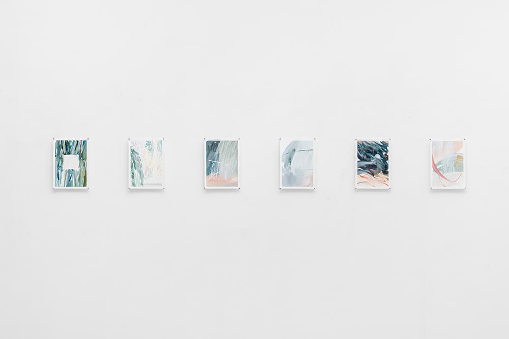 Pouring Series drawing 각 29.7 x 21cm
