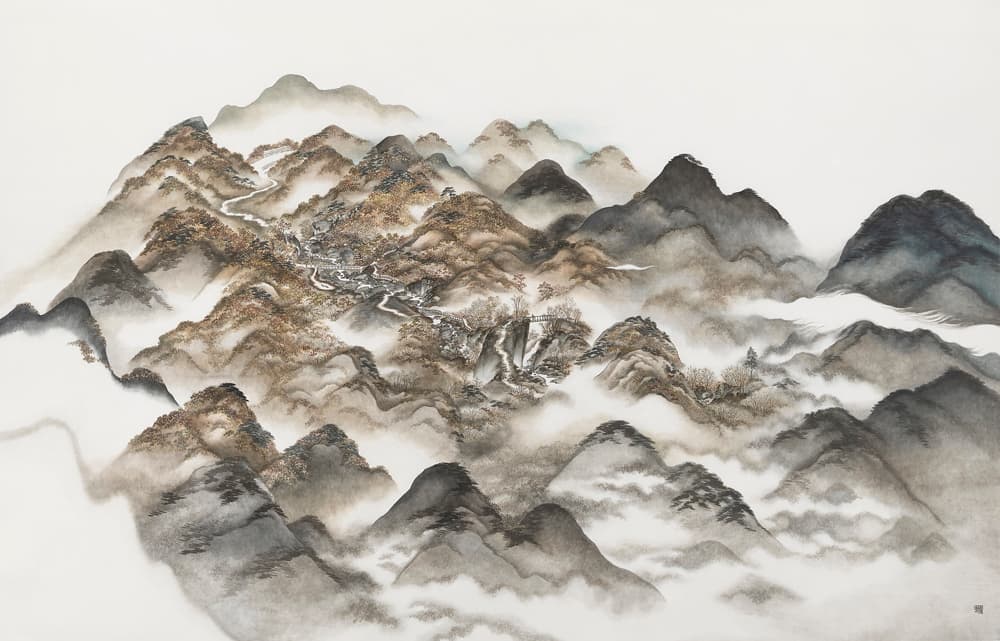 진희란_뱀사골길_순지에 수묵담채_145.5×193cm_2020