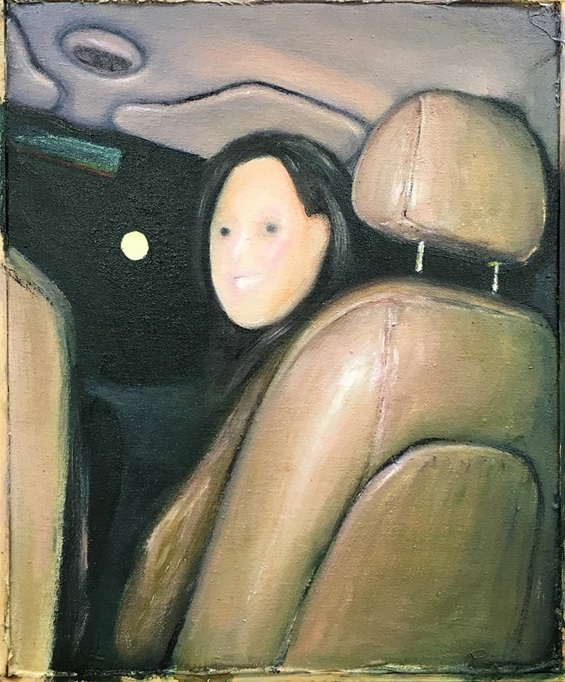김지용, 엄마, oil on canvas,  27x22cm, 2019