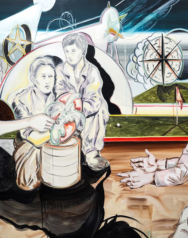 김민조_공중에 떠 있는 듯한, oil on canvas, 162x130cm_2019