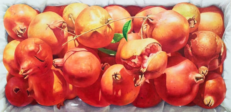 향기가득, 80X45cm, oil on canvas, 2015