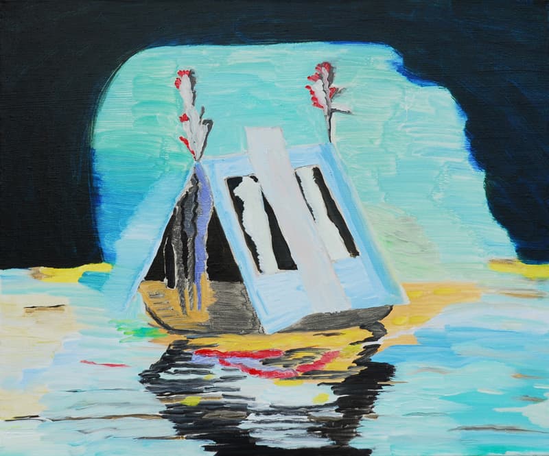 김아름_바다위의 배_캔버스에 유채_38x46cm_2018