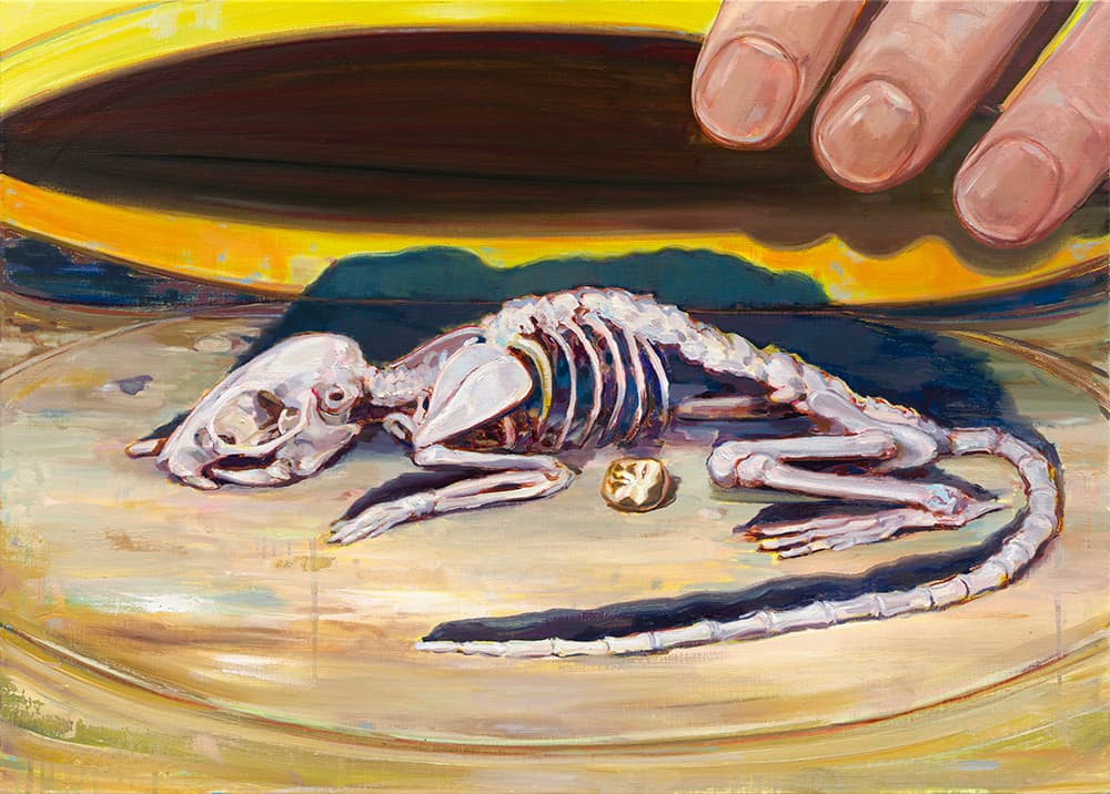 배준현 Junhyun Bae, 남은 것들 Remaining Things, 2025, Oil on linen, 90.9 x 65.1cm © Courtesy of the artist