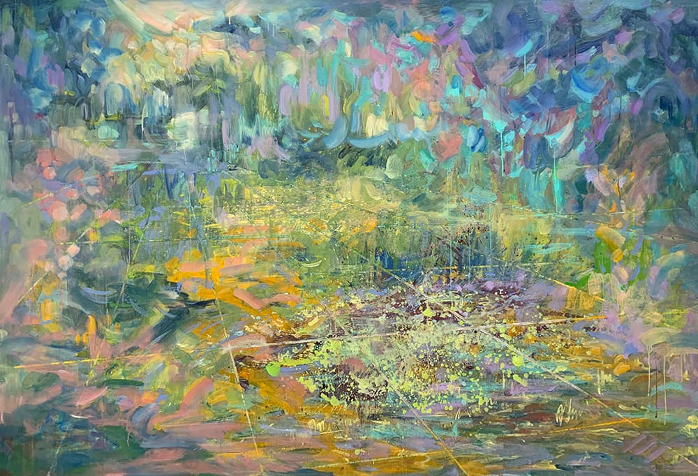 고진이_사적인 기억에 대한 풍경_oil on linen_130x193.9cm_2019