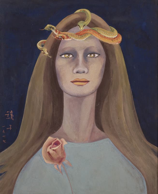 천경자, 나의 슬픈 전설의 22페이지, 1977, 종이에 색, 42x34cm, 서울시립미술관 소장