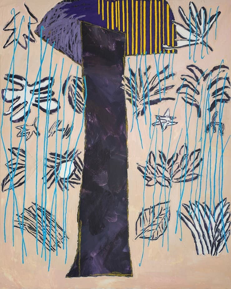 김현실, 바람 내리다, Acrylic on Canvas, 73x91cm, 2017