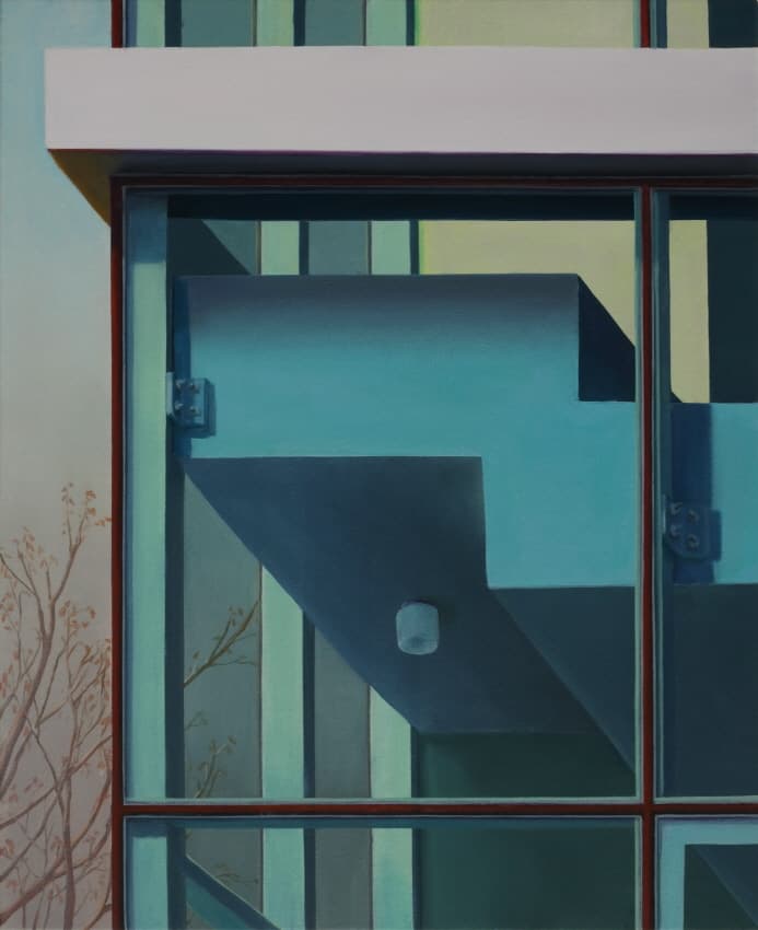 잉고 바움가르텐, untitled(staircase, Sangsu, Seoul), oil on canvas, 60x50cm, 2020