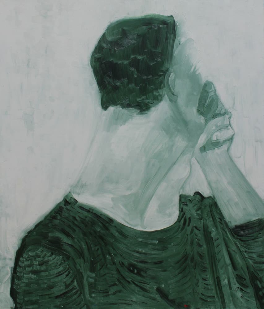 왕선정, 그 남자 연작 (The beast), 2016, oil on canvas, 45×53cm