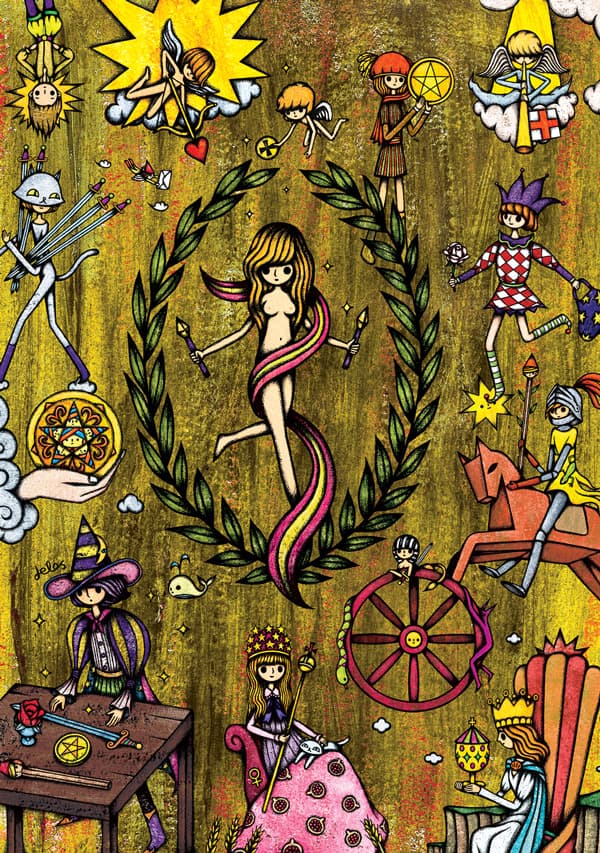 DELOS_The characters of the tarot_Digital print_42x29.7_2014