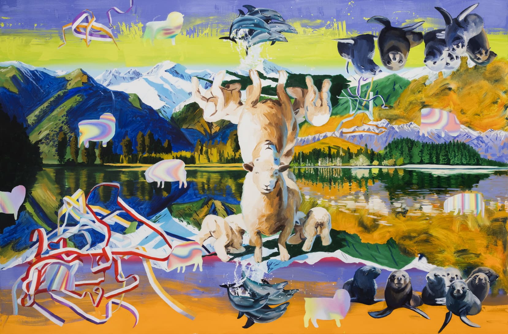 홍해은_뉴질랜드 관광_캔버스에 유채_130.3x193.9cm_2018