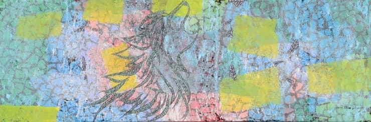 심웅택 秋情1 2017 mixed media 60x96cm